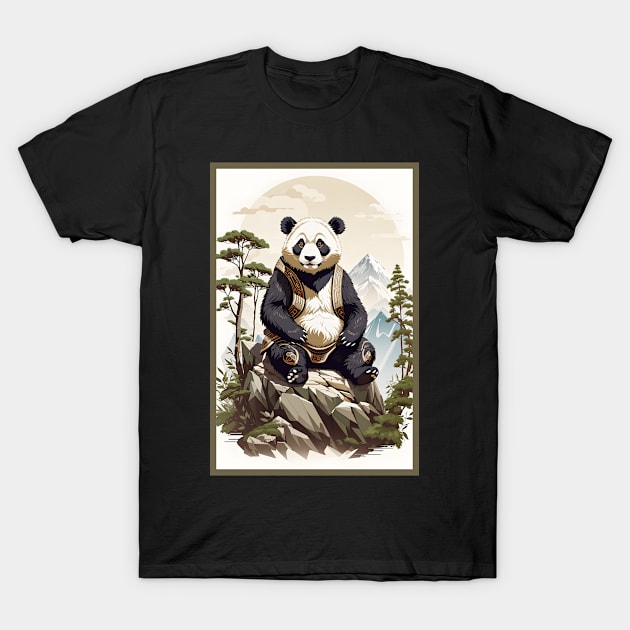 Wise Panda T-Shirt by Graceful Designs